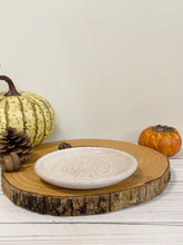 Load image into Gallery viewer, #020 - Speckled White Garlic grater / dipping oil dish

