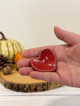 Load image into Gallery viewer, #040 - Heart shaped, red speckled Calming stone
