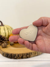Load image into Gallery viewer, #042 - Heart shaped, teal Calming stone
