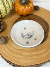 Load image into Gallery viewer, #056 -  Sloth patterned white specked Ring / trinket dish
