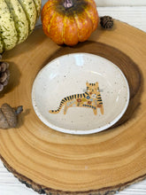 Load image into Gallery viewer, #057 -  Tiger patterned white specked Ring / trinket dish
