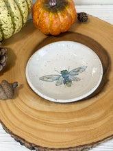 Load image into Gallery viewer, #060 -  Cicada patterned white specked Ring / trinket dish
