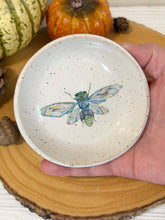 Load image into Gallery viewer, #060 -  Cicada patterned white specked Ring / trinket dish
