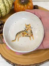 Load image into Gallery viewer, #057 -  Tiger patterned white specked Ring / trinket dish
