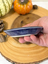 Load image into Gallery viewer, #049 -  Bat patterned Ring / trinket dish with purple rim
