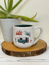 Load image into Gallery viewer, #021 - 18 oz. &quot;Adventure Awaits&quot; mug - dark blue inside
