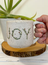 Load image into Gallery viewer, #029 - 16 oz. &quot;Joy&quot; mug with white inside
