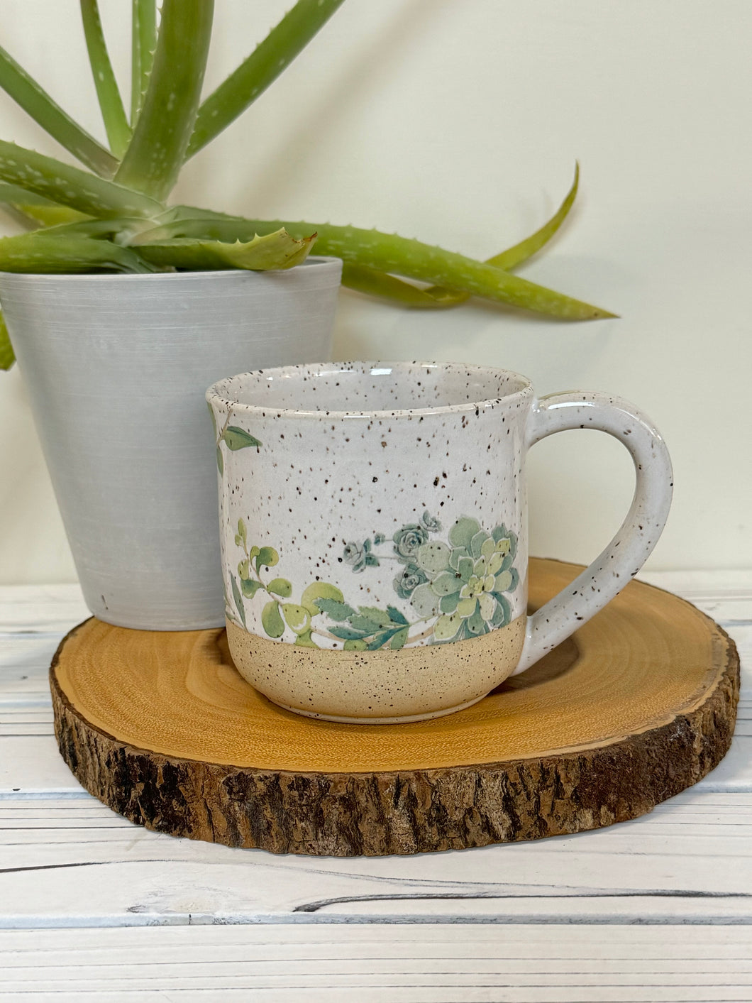 #022 - 16 oz. “Sweet succulents” mug