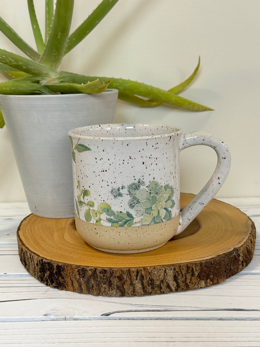 #023 - 16 oz. “Sweet succulents” mug