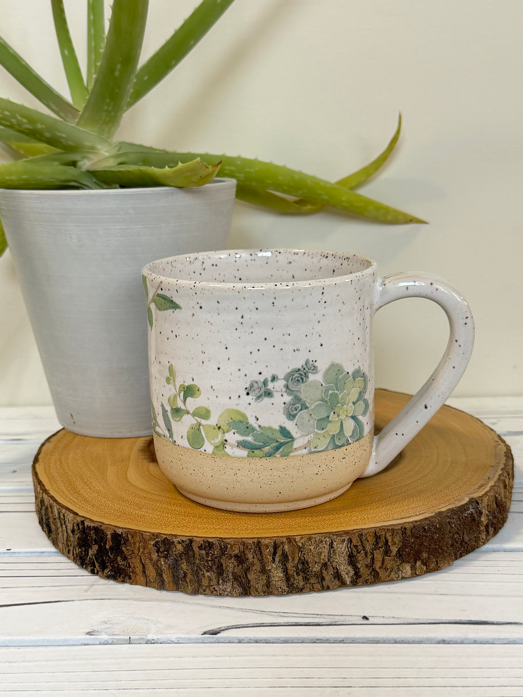 #027 - 18 oz. “Sweet succulents” mug