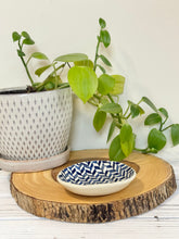 Load image into Gallery viewer, #017 -  blue patterned Ring / trinket dish
