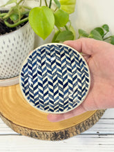 Load image into Gallery viewer, #017 -  blue patterned Ring / trinket dish
