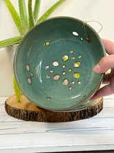Load image into Gallery viewer, #029 - Antiqued green berry bowl with dish

