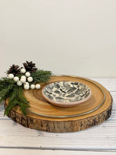 Load image into Gallery viewer, #065 - Bird patterned Ring / trinket dish with pink rim
